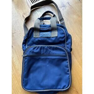 Vintage The Pack Convertible Backpack Tote Bag – Navy Nylon, 90s Travel Daypack